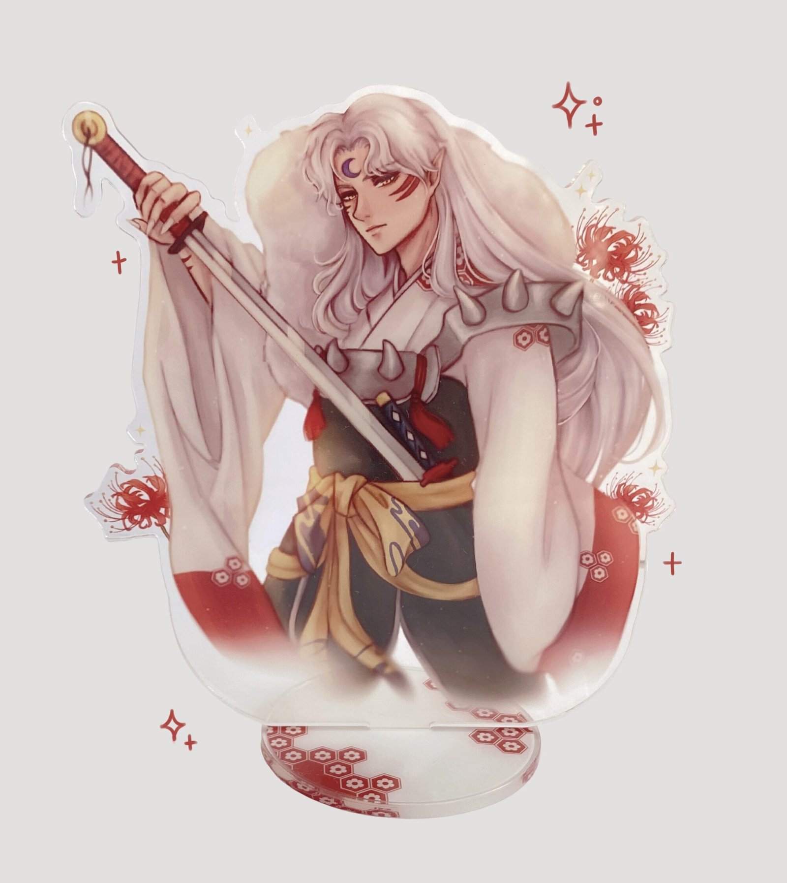 Free shipping! Anime outlet Inuyasha Lord Sesshomaru Ink artwork Gafflezzz Fanart