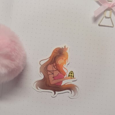 Flora | Gold Foil Sticker